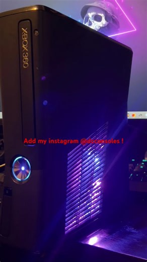 Modded Xbox 360s for sale! Add my insta @dcconsoles! #modding #rgh #xbox #fyp #custom