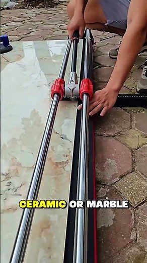"Satisfying Large Format Tile Cutting | Precision Porcelain Slab Cutter Technique"