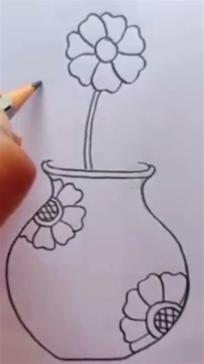flower Art | Fun and Easy Drawing Tricks. Simple Pencil Drawing Tutorials, ▶7
