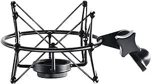 TLM 103 Shock Mount - Microphone Mount Compatible for Neumann TLM 103 M147 Condenser Mic by SUUNTOKS,Black