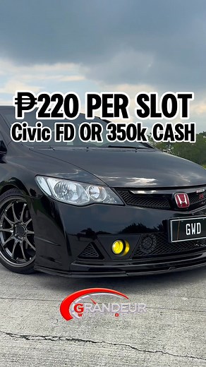 5.3K reactions · 117 shares | [18th Batch] 220 PESOS PER SLOT pwede ka ng mamili ng slots mo! At kung sakali slots mo ang mabunot pwede kang manalo ng HONDA CIVIC FD MUGEN RR 1.8s or ₱350K CASH PRIZE!   220 per slot only! Mag message na, para makasali  m.me/grandeurwheelsanddeals #honda #mugenrr #GWD #hondacivic #grandeurwheelsanddeals | Grandeur Wheels & Deals | Facebook