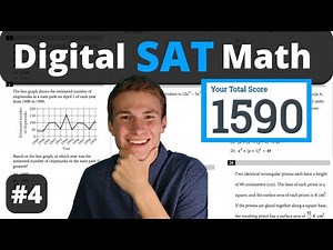 Digital SAT Math Walkthrough - Practice Test 4 - 800 Math Scorer!