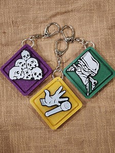 Dead by Daylight Perk Keychain | Dbd Fanart | Killer | Survivor | Charm | Gift | 3d Printed | Handmade | Nfc Enabled! - Etsy