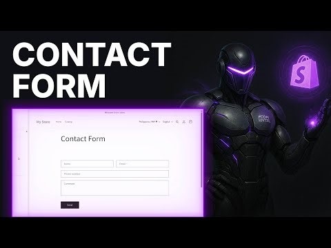 How to Add a Contact Form to Your Shopify Store | Contact Page Setup