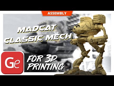 Mad Cat Classic Mech 3D Printing Model | Assembly by Gambody