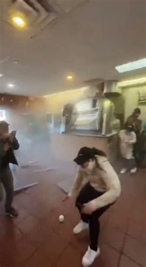 Subway Toaster Explodes Mid-Order! #Subway #Explosion #Panic #FastFood #Incident