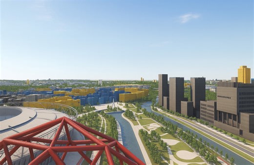 The exciting new zipline from Olympic Park's ArcellorMittal Orbit tower with amazing views across London