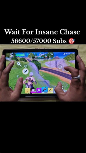 Wait For Insane Chase Fortnite Mobile iOS iPad Gameplay | Fortnite Mobile iOS Handcam Gameplay 2026