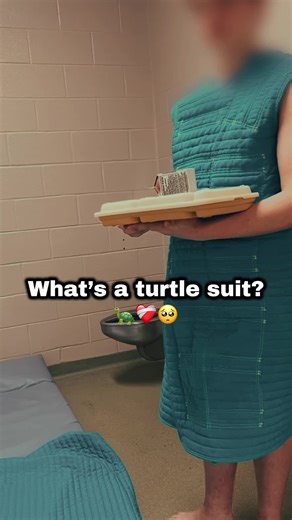 A turtle suit is what they give you when you're locked up and on suicide watch. When the pain is so loud, they remove everything that could be used to self-harm. I know, because I was on suicide watch when I was younger. People may judge the suit, but never ask what someone endured to have to wear it. If you never wore one, please don't judge it and pray you never nave to. #juvenile #mindset #growth #incarceration #mentalhealth