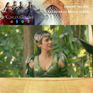 Encantadia 2016: Episode 163 (Part 4 of 4) https://bit.ly/Encantadia2016FullEpisodes 'Encantadia' revolves around the story of four kingdoms: Lireo, Sapiro, Hathoria, and Adamya. The queen of Lireo, Minea, had to choose among her daughters, Sang'gre Amihan, Sang'gre Pirena, Sang'gre Danaya, and Sang'gre Alena, to be her successor and each will keep one of the powerful gemstones of water, earth, fire, and air that maintain the balance in the world of Encantadia. After testing the capabilities of 