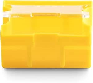 Plano Edge Terminal Small Hook Retainer Box, 3-Pack, Tackle Storage, Yellow, Includes Hook Retainer Tackle Trays, Customizable Fishing Terminal Tackle Organization