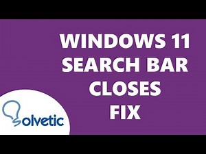 Windows 11 Search Bar Closes Immediately FIX ✅✅