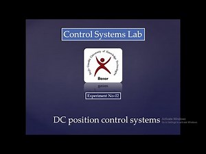 2. DC position control systems
