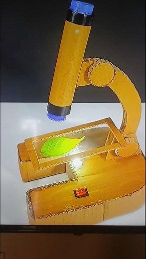 How to make Microscope with cardboard#science project