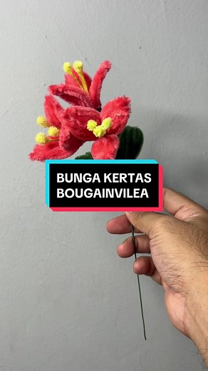 Bunga Kertas Bougainvillea: Ide Kerajinan DIY