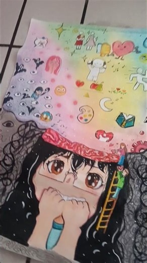 las emociones que sientes en la adolescencia o experimentas #dibujo