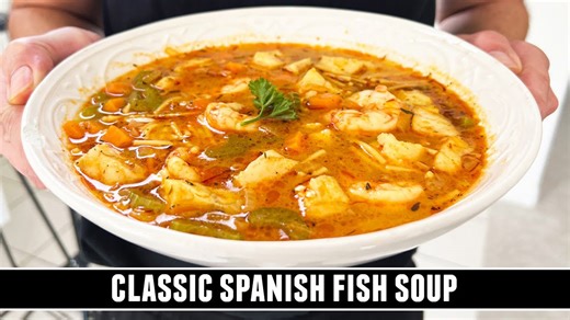 Classic Spanish Fish Soup With Authentic Flavors