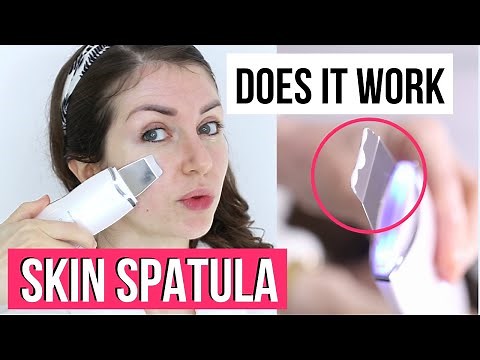 Is it worth it - ultrasonic skin spatula | Deep pore cleaning | AliExpress Skin Scrubber
