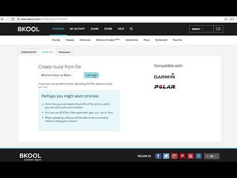 Bkool GPX import how-to