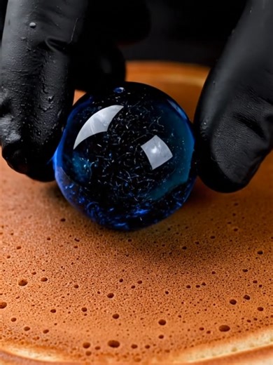 Enjoying Blueberry ASMR in a Glass