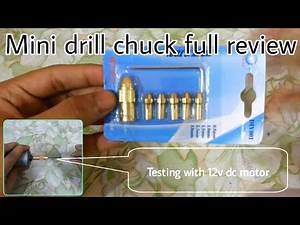 Mini Drill Chuck Full Review | Testing A Drill Chuck On 12v Dc Motor |Mini Drill Machine | RH Builds