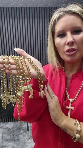 Stylish Gold Belcher Chains and Pendants