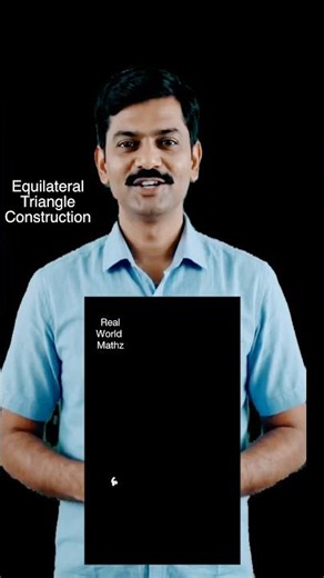How to construct equilateral triangle step by step