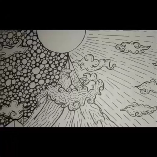 Line elements of (nature) drawing easy #easy #easydrawing #lineelements #nature #art #drawingideas