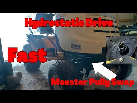 How To Make Your Average Riding Lawn Mower Faster