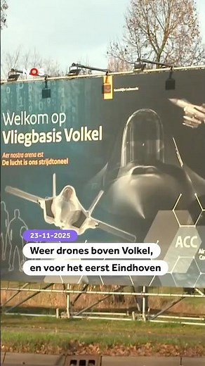 Weer drones boven Volkel, en voor het eerst Eindhoven