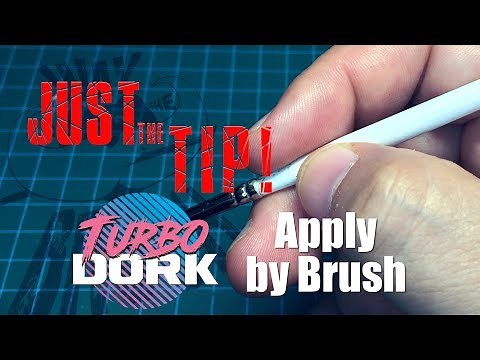 Just the Tip! - TurboDork Color Shift Paint - Applying by Brush