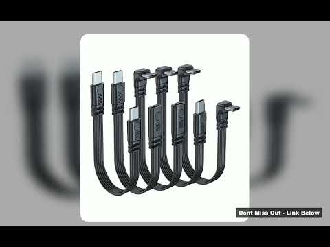 USB C Extension Power Cable Wire Supports 45W Charging and 480Mbps Data Transfer