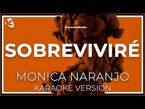 Monica Naranjo - Sobrevivire LETRA (Instrumental KARAOKE)