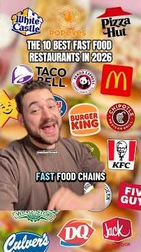 The 10 Best Fast Food Chains in 2026 #food #fastfood #eating #snacks