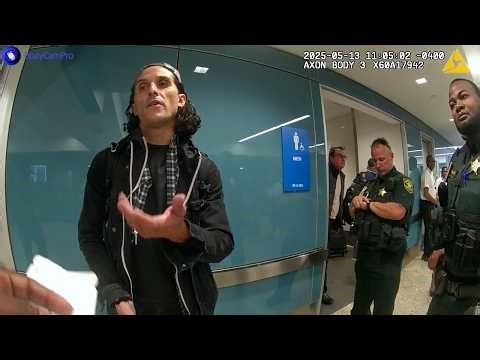 Entitled Passenger Thinks He Can Open Closed Aircraft Doors