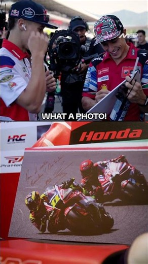 Marc Marquez vs Diogo Moreira: the overtake becomes a framed photo! 🫡 📸 🖼️