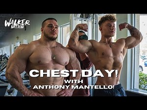 Nick Walker | EPIC CHEST DAY WITH ANTHONY MANTELLO! | FULL OFFSEASON MODE!