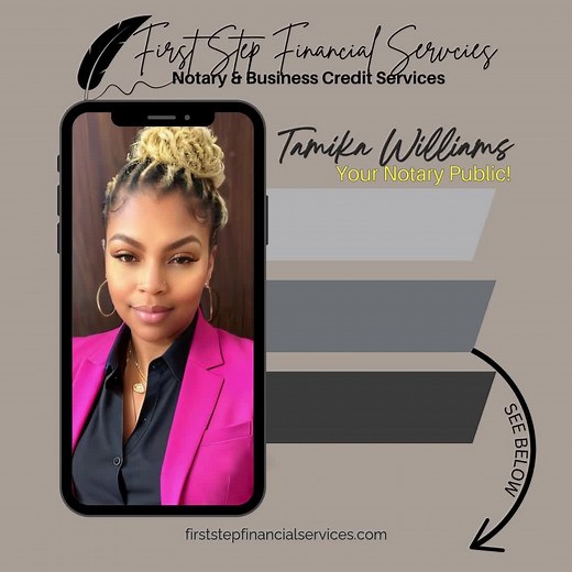 📜 Meet Your Trusted Ohio Notary & Loan Signing Expert! ✍️🏡 At First Step Financial Services, I bring years of expertise in real estate, mortgage lending, and financial services to ensure your notary needs are handled with accuracy, professionalism, and care. 🔹 My Credentials & Certifications: ✅ Ohio Notary Public – Commissioned & certified ✅ Certified Loan Signing Agent (LSA) – Specializing in real estate closings ✅ Trust & Estate Planning Notary – Wills, trusts, power of attorney & more ✅ Re