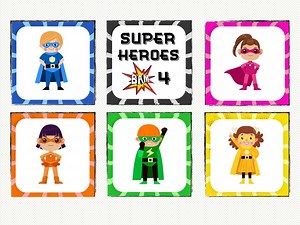 Super Heroes 4 - Puzzle Fun
