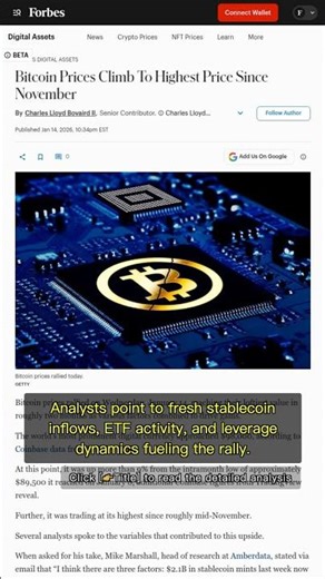 🧐👉 Bitcoin Nears $98,000: What’s Driving the Latest Surge? #QixNewsAI