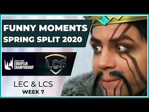 Funny Moments - LCS & LEC Week 7 - Spring Split 2020
