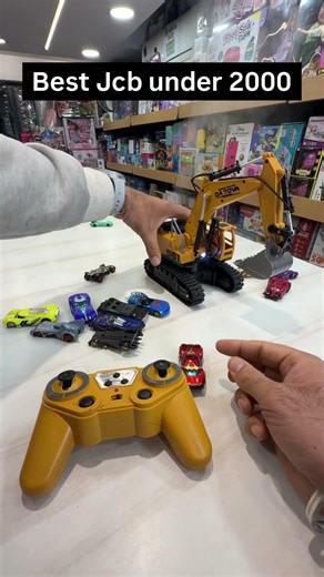 This is the new remote control JCB that comes with smoke effects via remote, lights