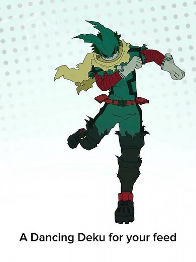 Dancing Deku #myheroacademia #mha #deku #anime #animationart