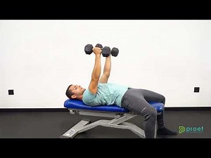180. Aperturas pectoral con mancuernas en banco plano