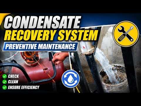 Preventive maintenance of condensate recovery system