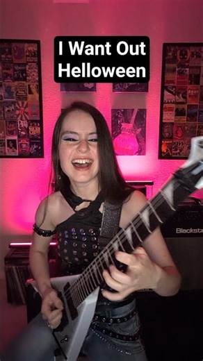 Helloween's "I Want Out" Guitar Solo #shorts #helloween #guitar
