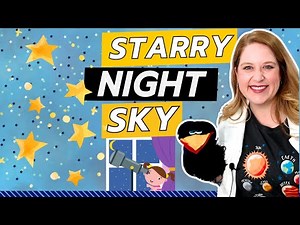 Stars in the Night Sky - Outer Space Preschool Circle Time Lesson (perfect for Homeschoolers!)