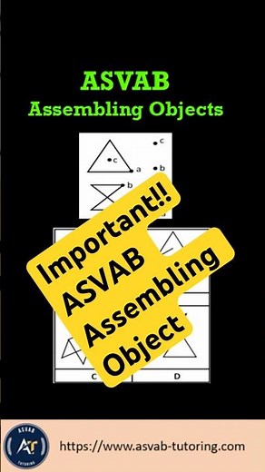 🧩 ASVAB / PiCAT Assembling Objects Review 🔥 #asvab #militaryexam