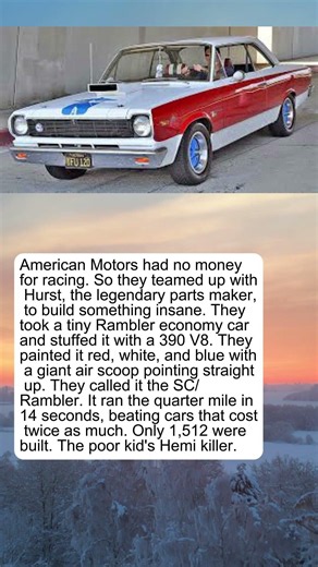 The Hurst SC/Rambler Was The Cheapest Way To Beat A Hemi In A Quarter Mile