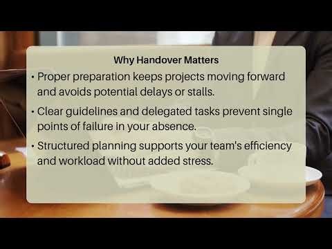 How Do I Prepare My Team For My Absence?